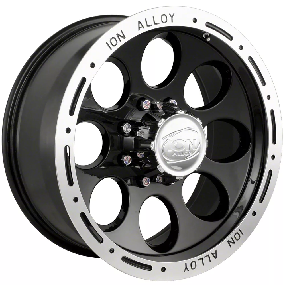 TYPE 174 Black Machined 6-Lug Wheel; 17x9; 0mm Offset (07-13 Silverado 1500)