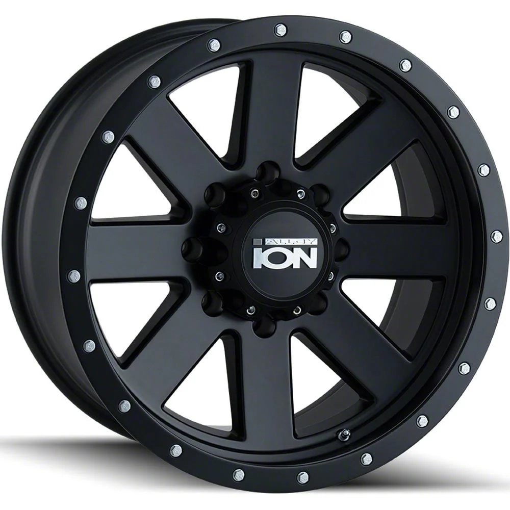 TYPE 134 Matte Black Beadlock 6-Lug Wheel; 17x8.5; 6mm Offset (19-26 Sierra 1500)