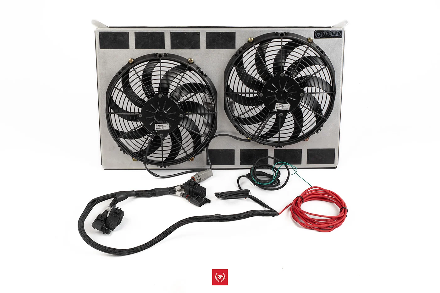 JZX90 / JZX100 Fan Shroud Kit with Dual 12" SPAL Fans + Plug & Play Relay Harness Kits