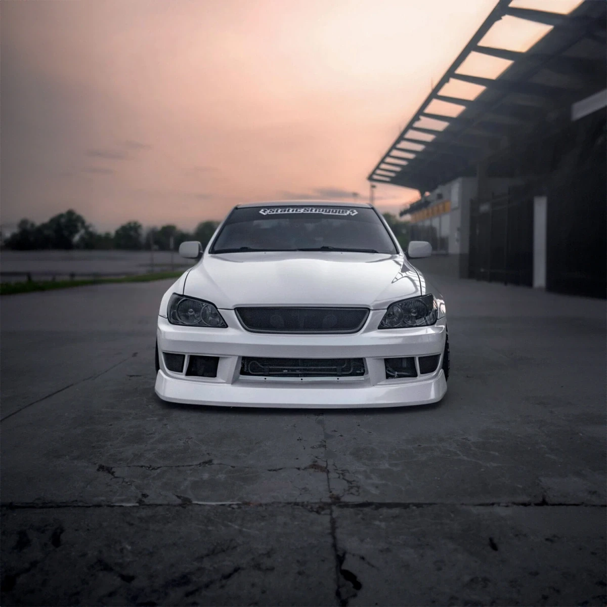 Lexus IS300 2000-2005 Bsport Style 1 Piece Polyurethane Front Bumper - 37-6811