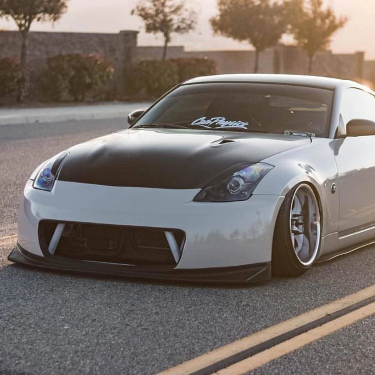 Nissan 350Z 2003-2008 Nismo 2 V2 Style 1 Piece Polyurethane Front Bumper - 37-2270-B