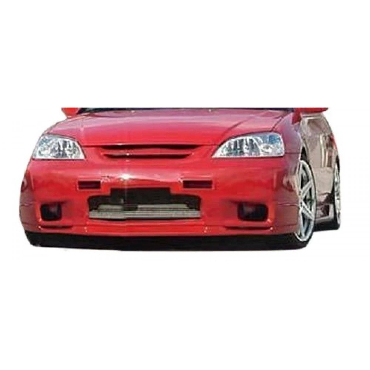 Honda Civic 2DR / 4DR 2001-2003 SL Spec Style 1 Piece Polyurethane Front Bumper - 37-2031