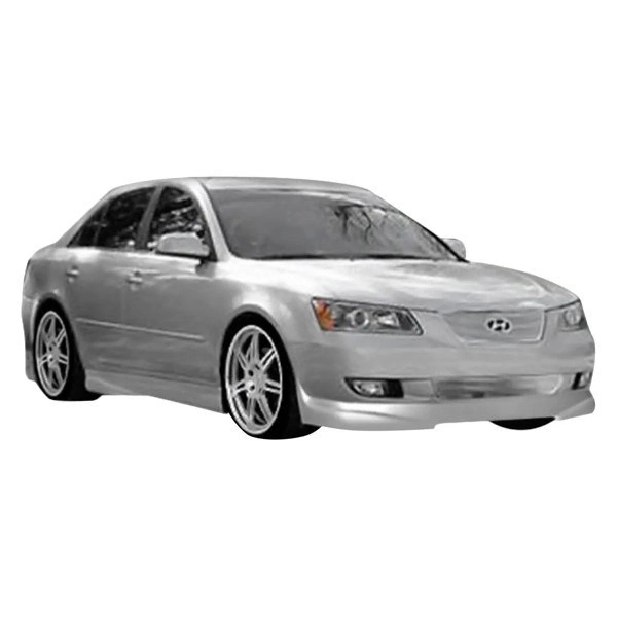 Hyundai Sonata 2006-2008 Premier Style 1 Piece Polyurethane Front Lip - 37-2104