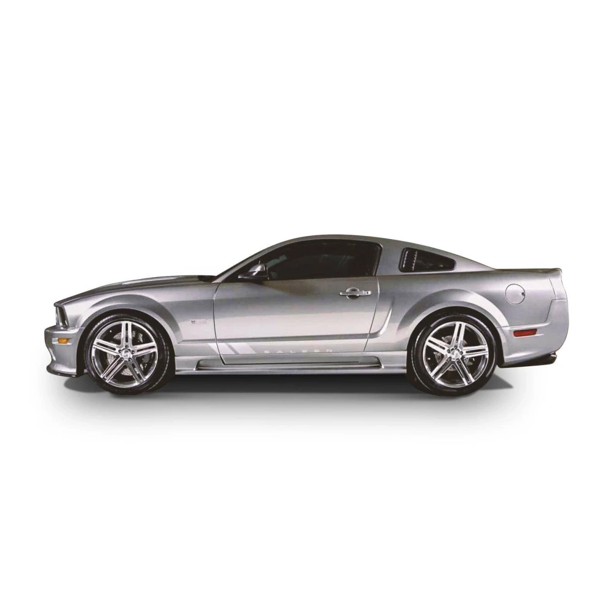 Ford Mustang 2005-2009 Sallen Style 2 Piece Polyurethane Side Skirts - 37-2286