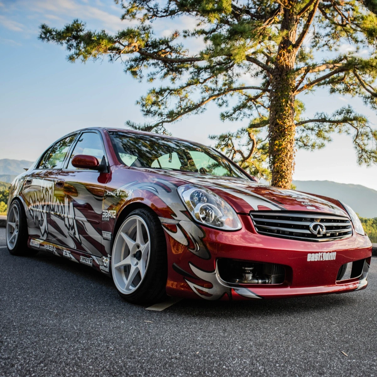 Infiniti G35 4DR Sedan 2003-2004 Hidori Style 1 Piece Polyurethane Front Bumper - 37-2251