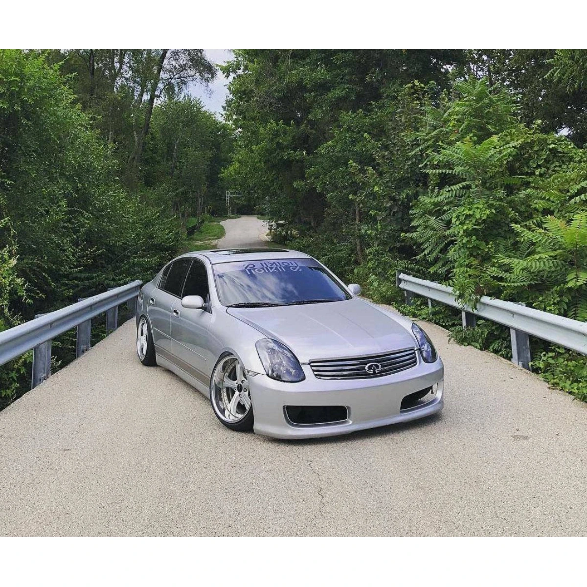 Infiniti G35 4DR Sedan 2005-2006 Hidori Style 1 Piece Polyurethane Front Bumper - 37-2253
