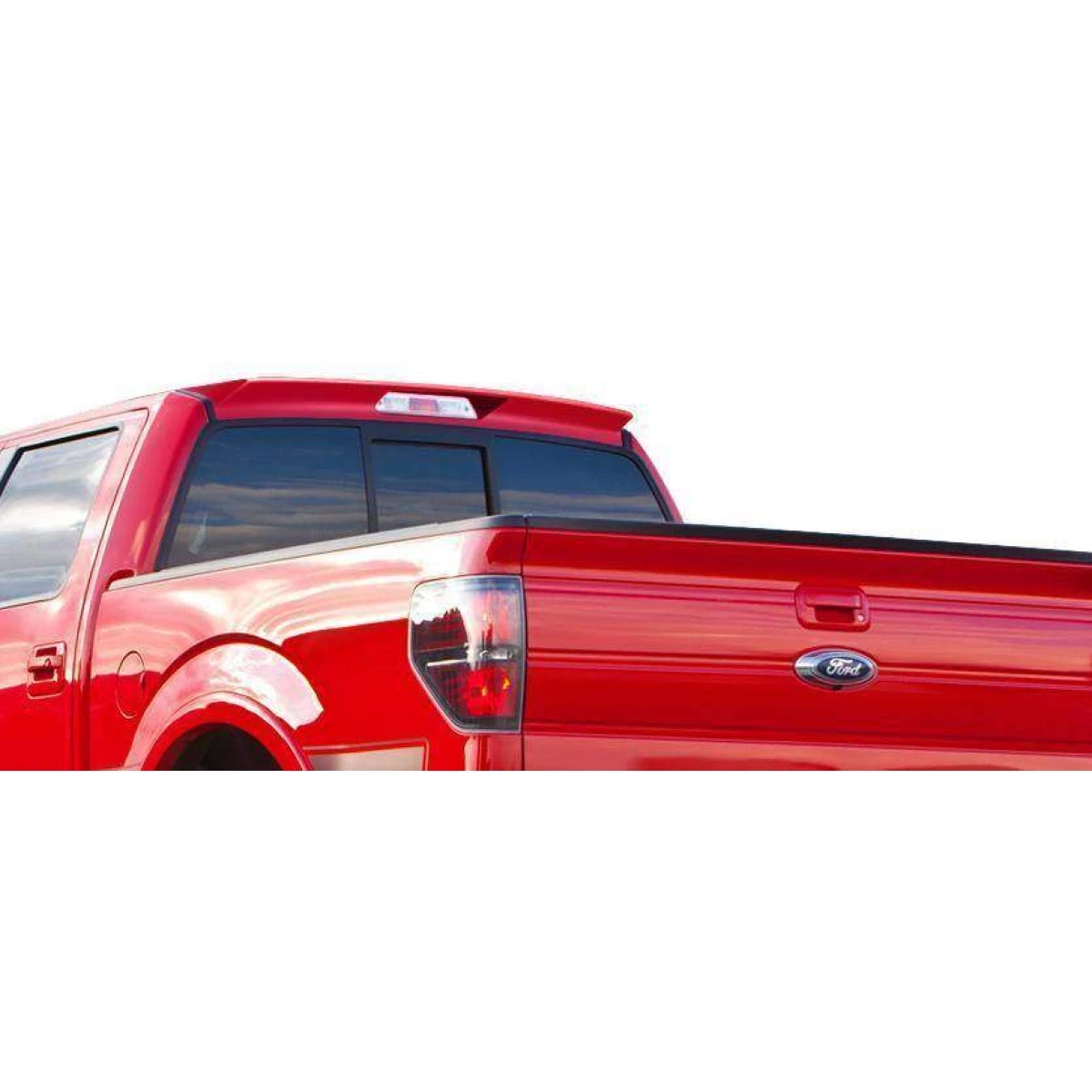 Ford F150 2009-2014 ’19 Silverado Look 1 Piece Polyurethane Roof Wing Spoiler - 37-4021