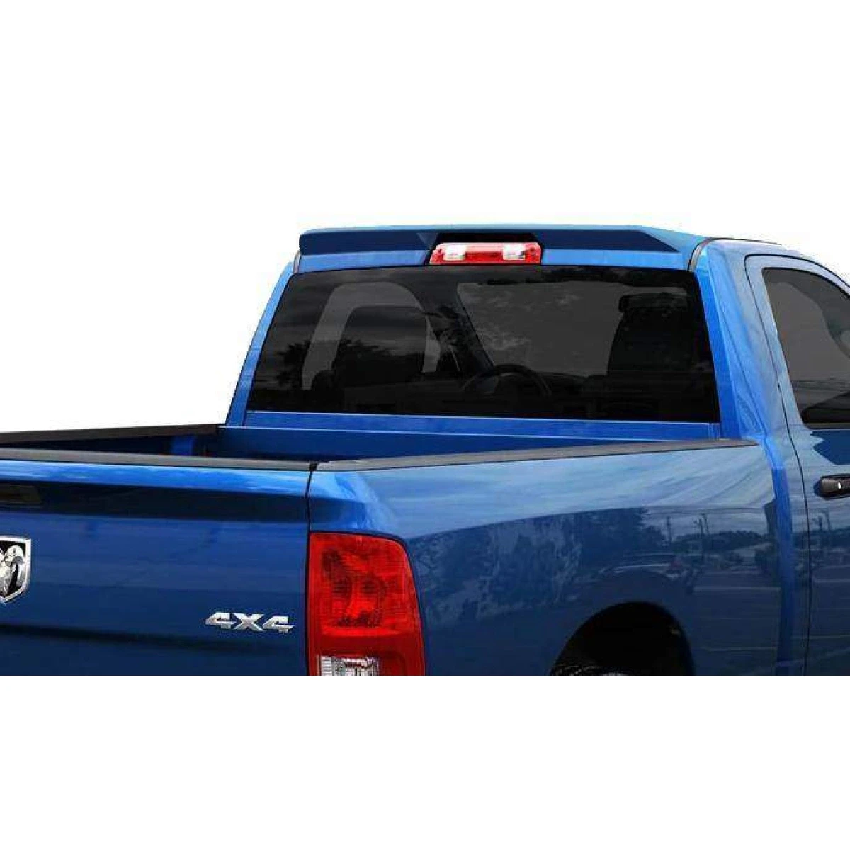 Dodge Ram 1500 2009-2020 ’19 Silverado Look 1 Piece Polyurethane Roof Wing Spoiler - 37-4040