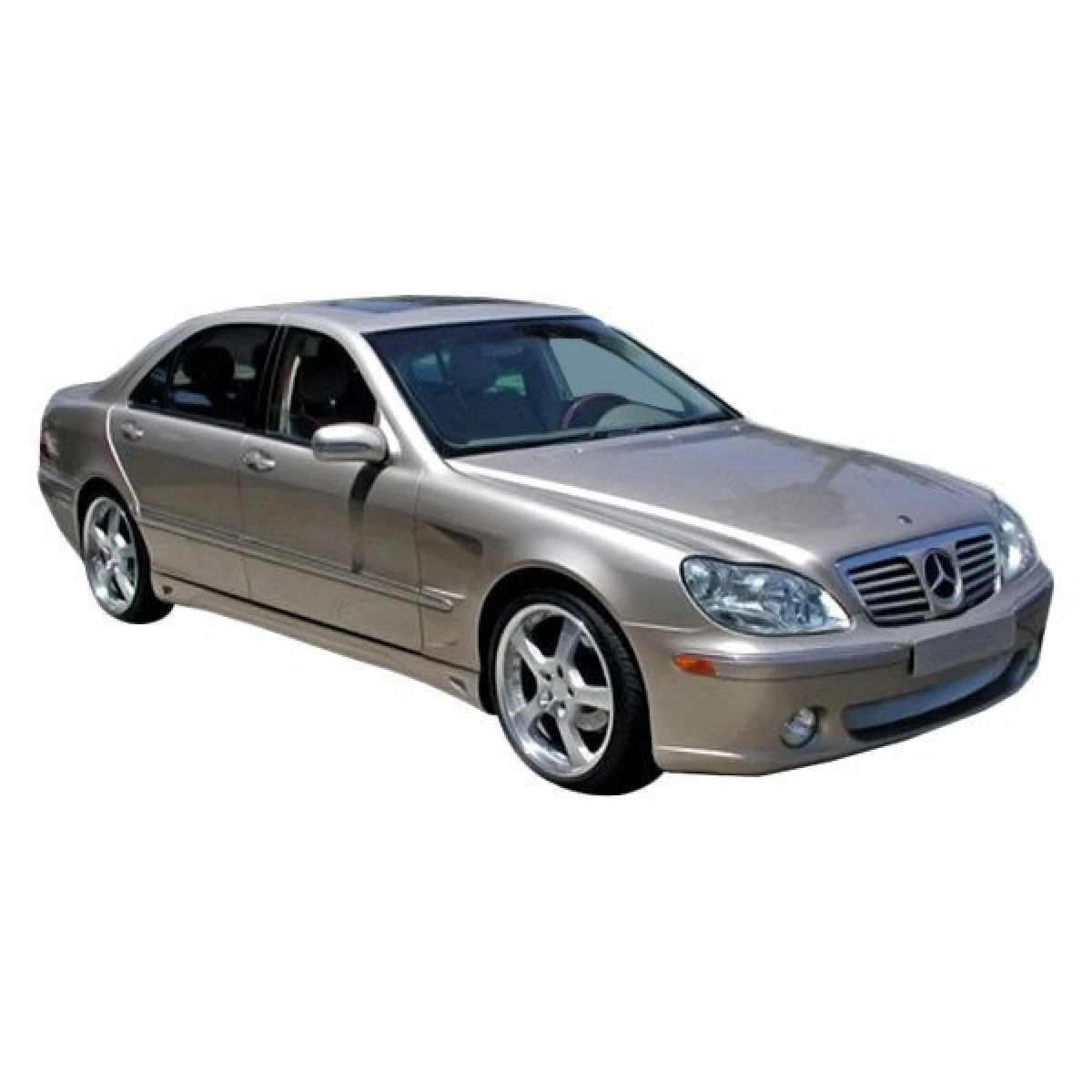 Mercedes S Class W220 2000-2002 LRS Style 1 Piece Polyurethane Front Bumper - 37-5012