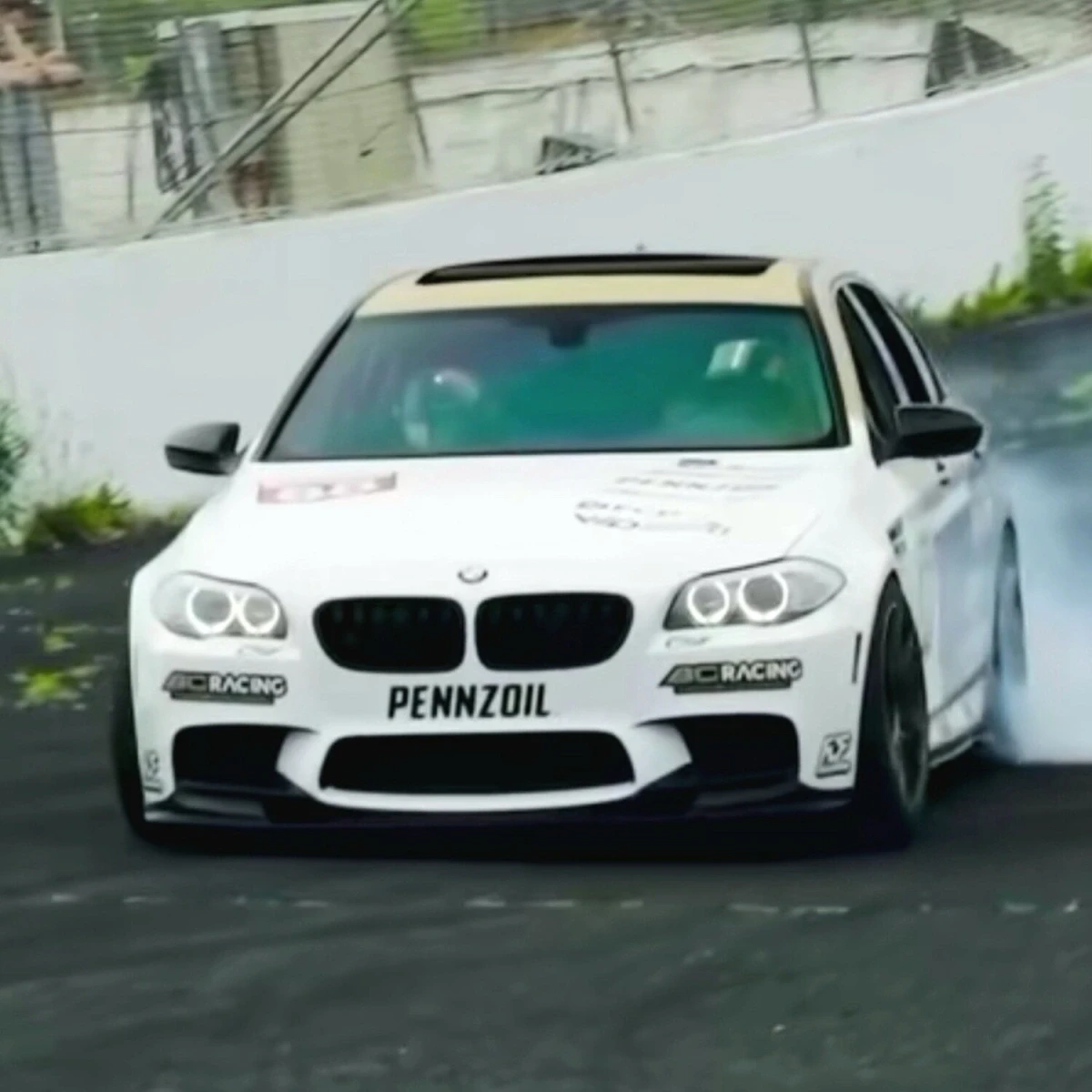 BMW 5 Series F10 M5 2011-2015 VKM Style 1 Piece Polyurethane Front Lip - 37-6037