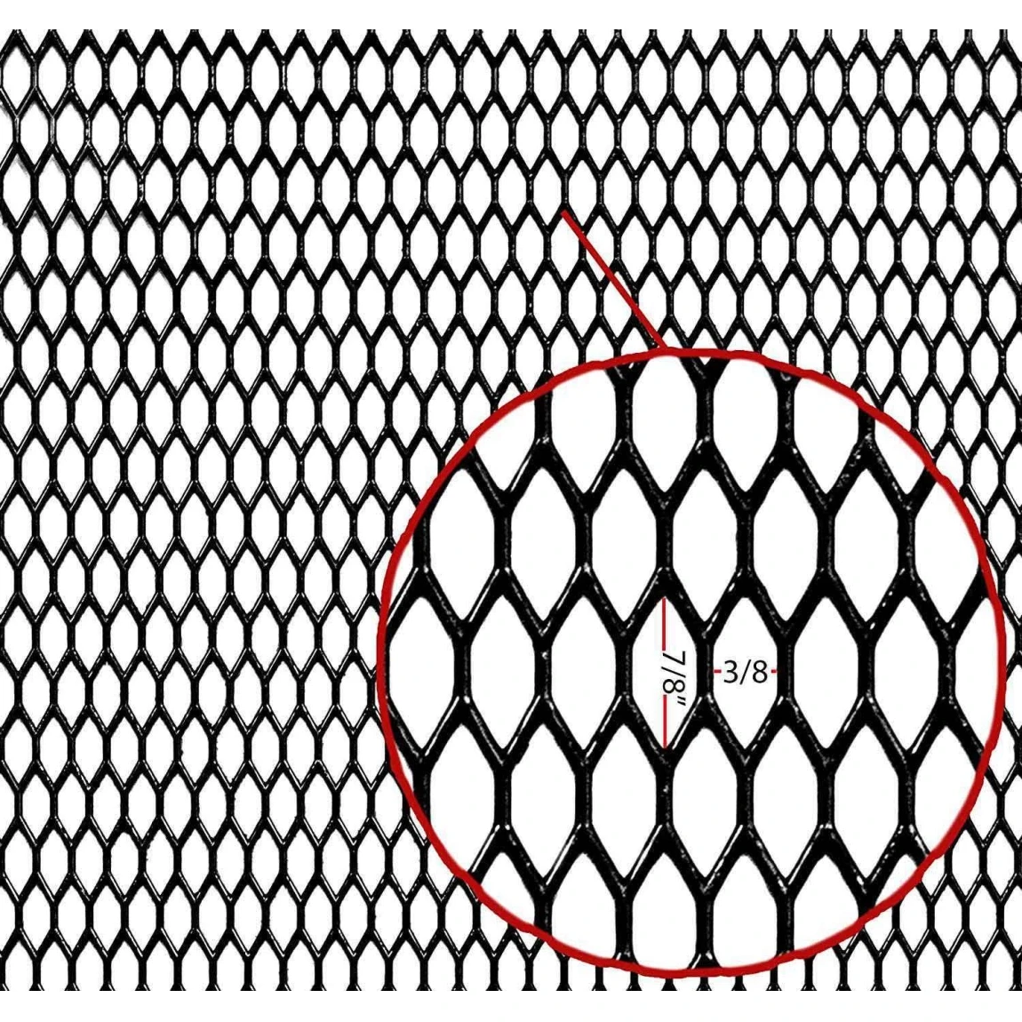 Universal – Premium 1 Piece Polyurethane Mesh Grille - 37-6047