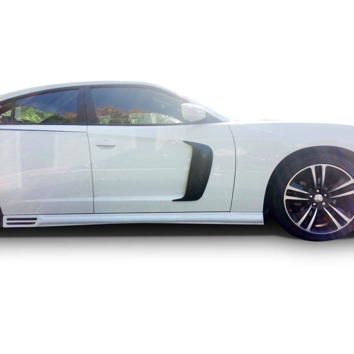 Dodge Charger 2011-2023 KBD Style 2 Piece Polyurethane Door Scoops - 37-6064