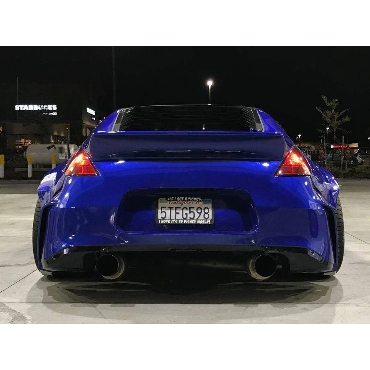 Nissan 350Z 2003-2008 357Mag Style 1 Piece Polyurethane Rear Bumper - 37-6083