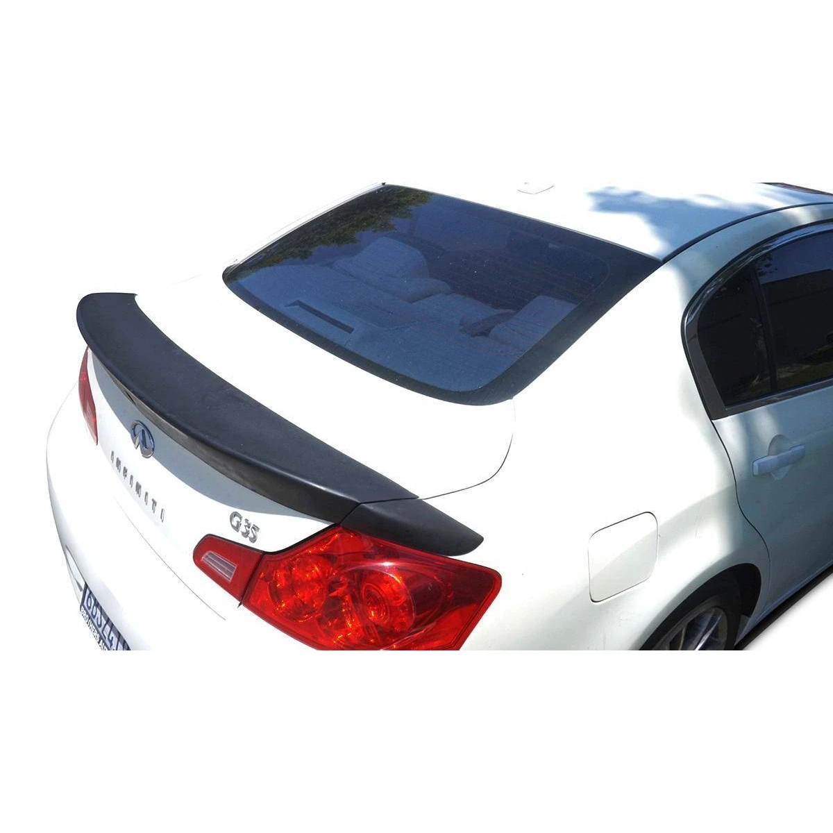 Infiniti G25 / G35 / G37 Sedan 2007-2015 Exclusive 3 Piece Polyurethane Rear Wing Spoiler - 37-6085