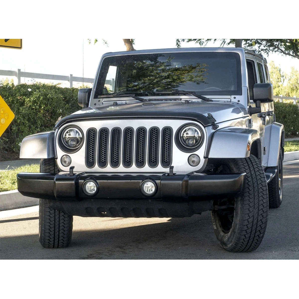 Jeep Wrangler JK (2/4 Doors) & Unlimited 2007-2018 Factory/OE Design 1 Piece Polyurethane Front Bumper - 37-6126