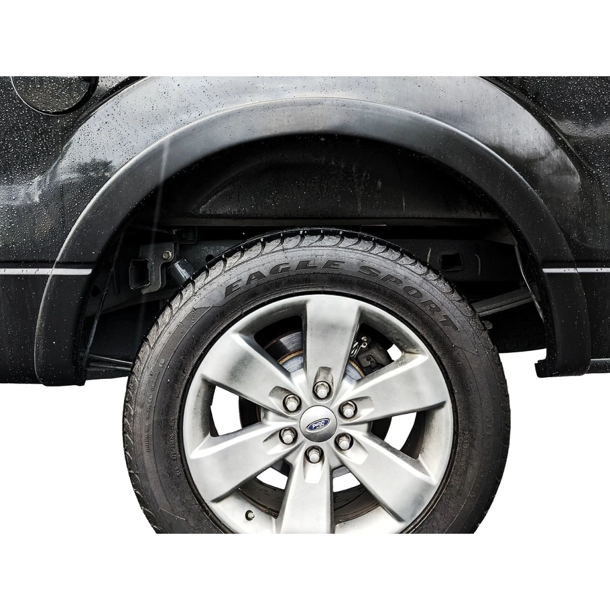 Ford F-150 2009-2014 Factory/OE with Body Lines Design Front & Rear 4 Piece Polyurethane Fender Flares Kit - 37-6129