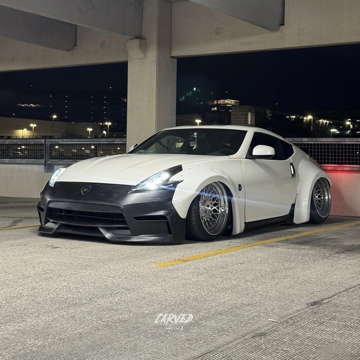 Nissan 370Z 2009-2020 Nismo V2 Style 1 Piece Polyurethane Front Bumper - 37-6914