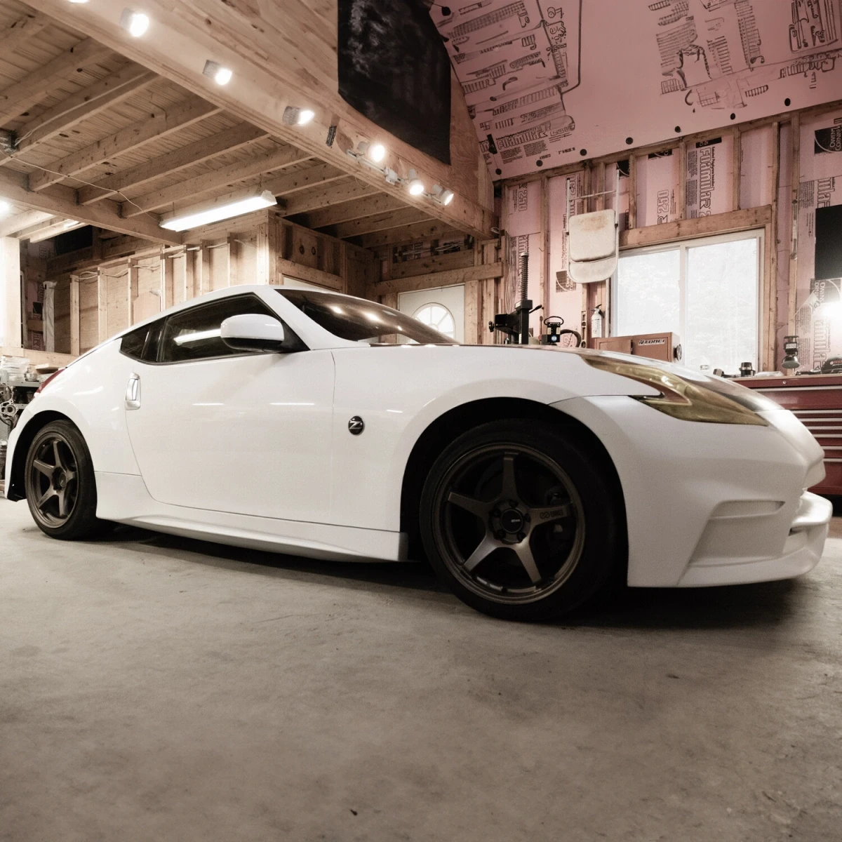 Nissan 370Z 2009-2020 Nismo V2 Style 2 Piece Polyurethane Side Skirts - 37-6915
