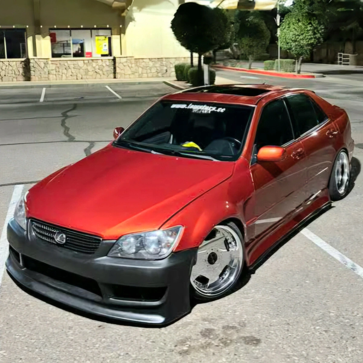 Lexus IS300 2000-2005 VTX Style 1 Piece Polyurethane Front Bumper - 37-6929