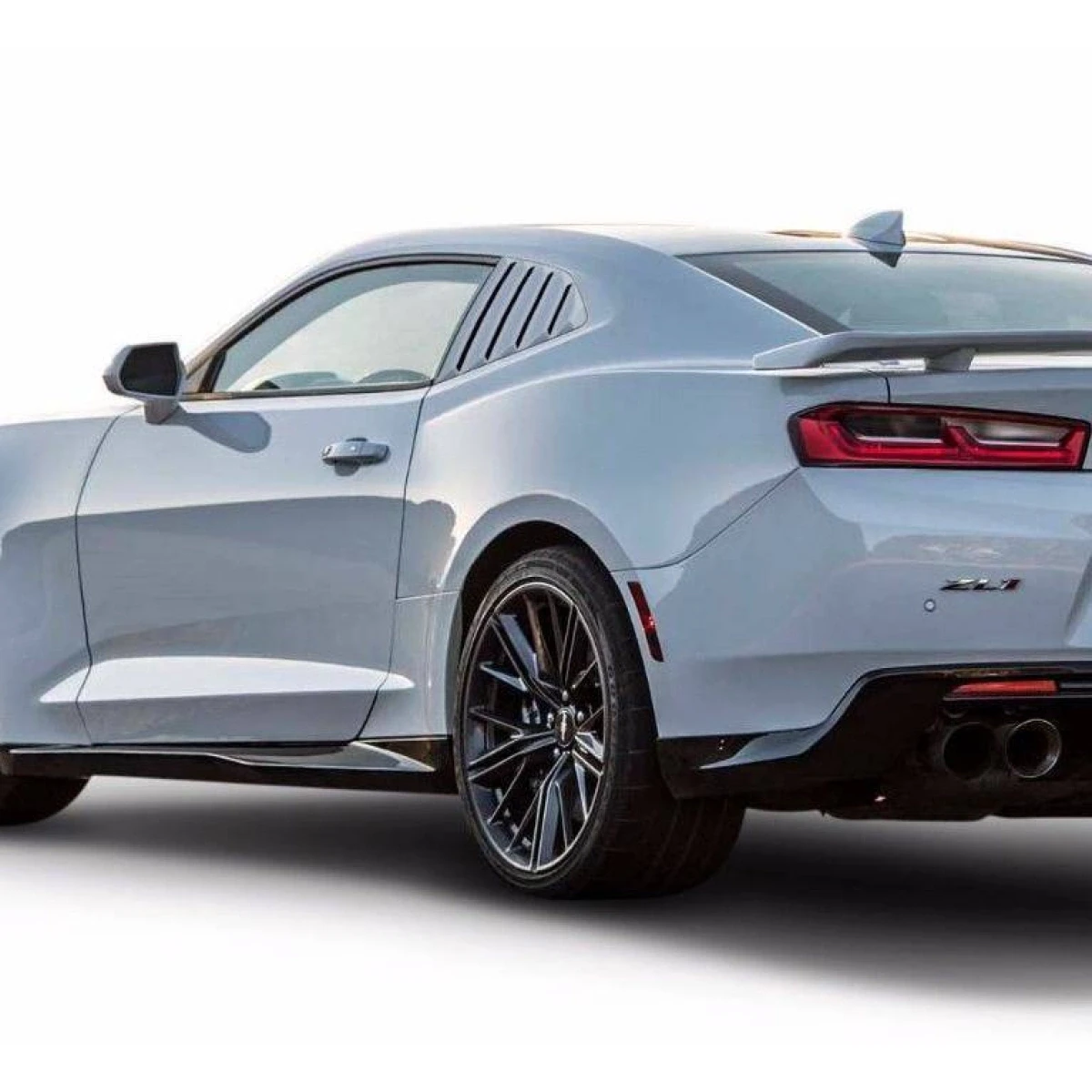 Chevrolet Camaro 2016-2024 Louvered Style 2 Piece Polyurethane Window Scoops - 37-6069