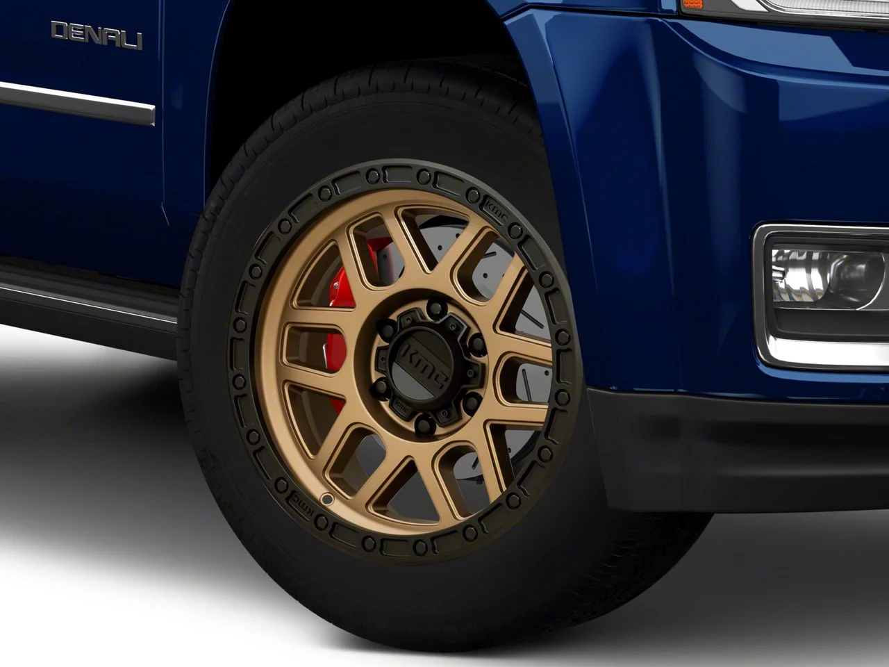 KMC Mesa Matte Bronze with Black Lip 6-Lug Wheel; 20x9; 0mm Offset (15-20 Yukon)