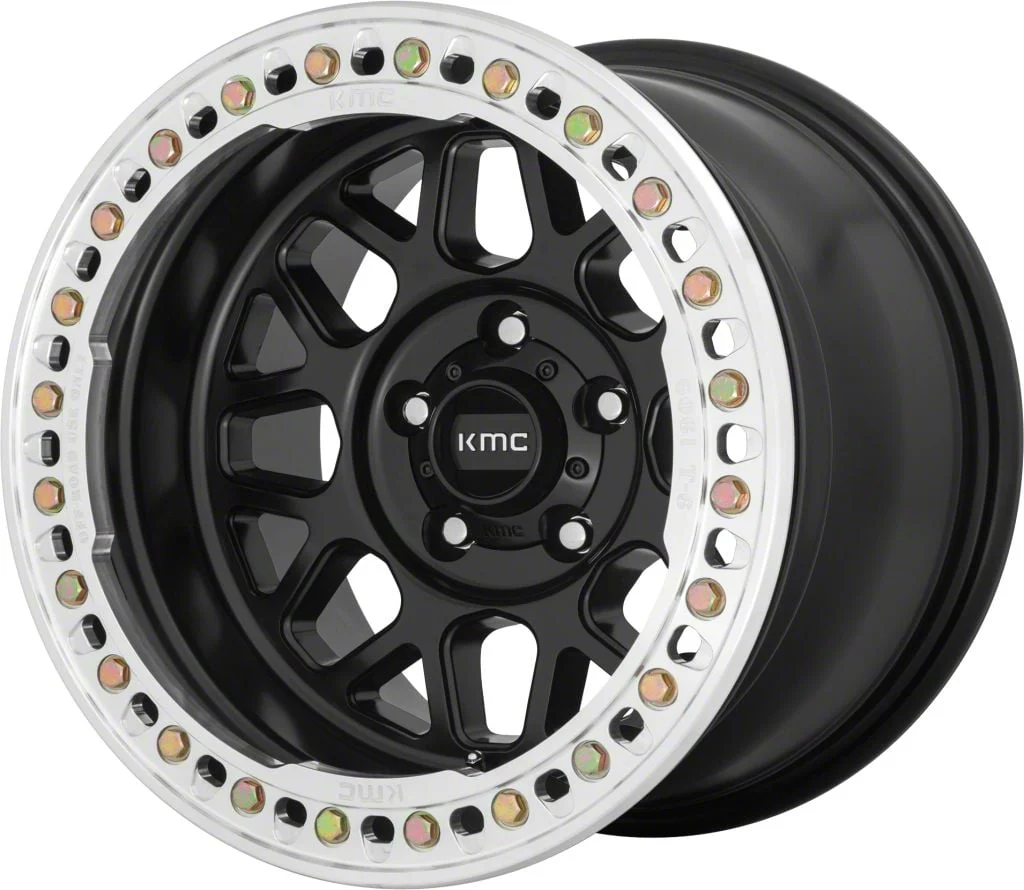 KMC Grenade Crawl Satin Black 6-Lug Wheel; 20x10; -48mm Offset (19-26 RAM 1500)