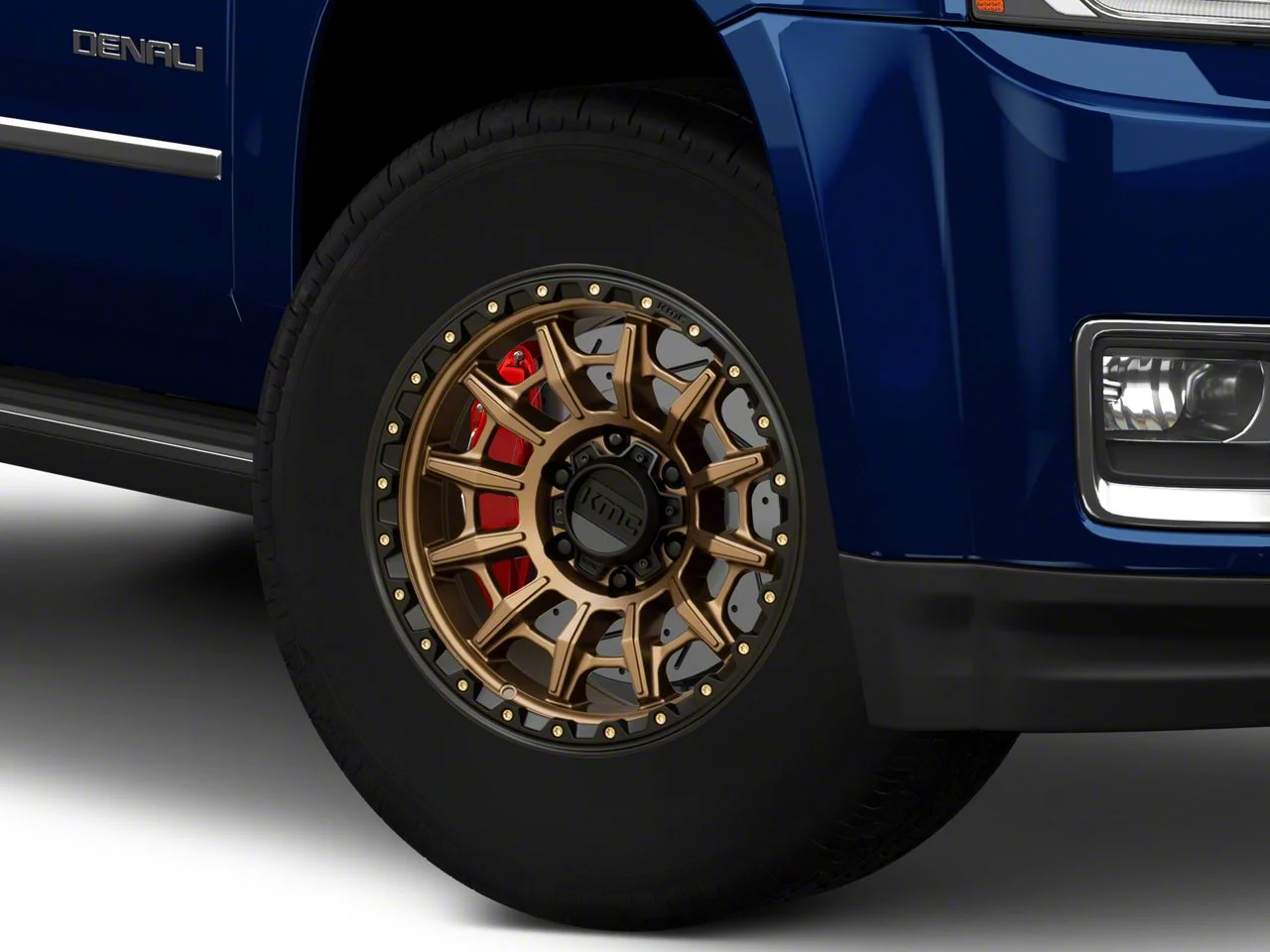 KMC Carnage Matte Bronze with Black Lip 6-Lug Wheel; 17x9; 0mm Offset (15-20 Yukon)