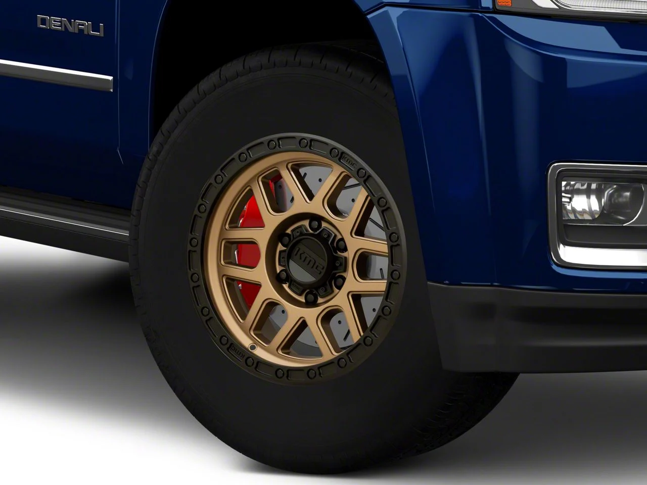 KMC Mesa Matte Bronze with Black Lip 6-Lug Wheel; 17x9; -12mm Offset (15-20 Yukon)