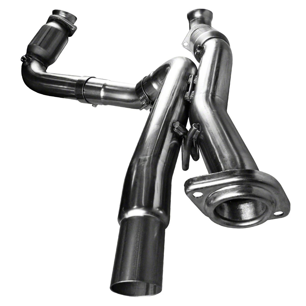 Kooks 3-Inch GREEN Catted Dual Connection Pipe (03-06 6.0L Sierra 1500 w/ Long Tube Headers)