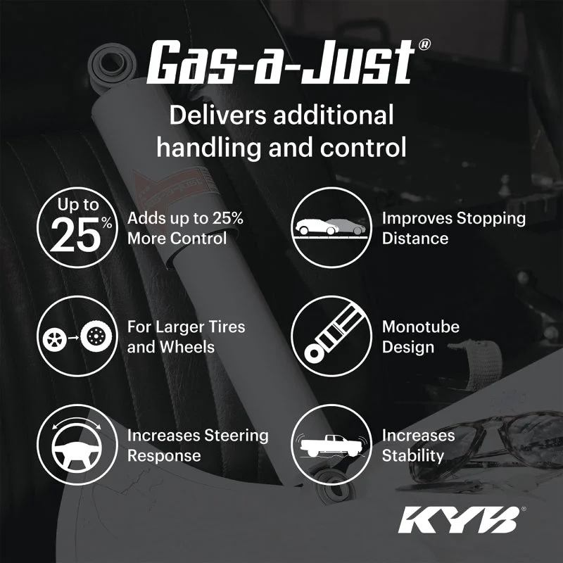 KYB 2018 Jeep Wrangler JK 4WD Lifted 1.5in-3in Gas-A-Just Gas Shock