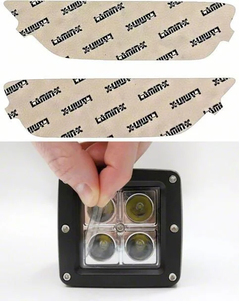 Lamin-X Fog Light Tint Covers; Clear (21-23 F-150, Excluding Raptor)