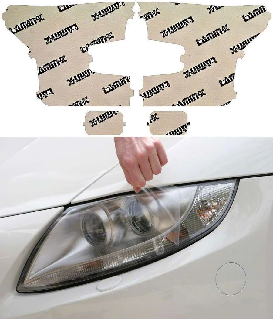 Lamin-X Headlight Tint Covers; Clear (15-17 F-150, Excluding Raptor)