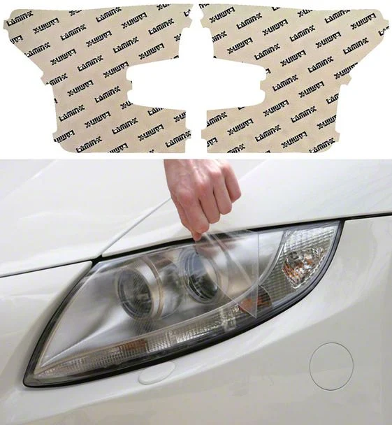 Lamin-X Headlight Tint Covers; Clear (17-20 F-150 Raptor)