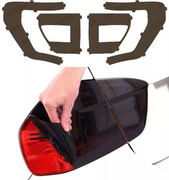 Lamin-X Tail Light Tint Covers; Charcoal (21-23 F-150)