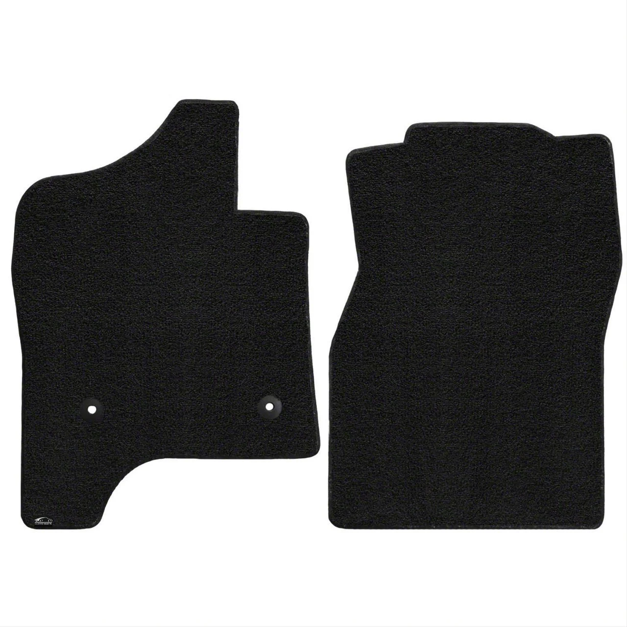 Lloyd Ultimat Front Floor Mats; Black (14-18 Sierra 1500 Double Cab, Crew Cab)
