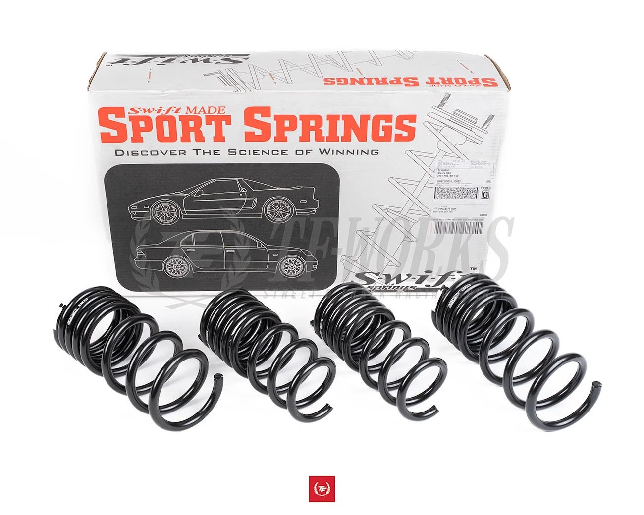 SWIFT Sport Lowering Springs: 2007-2012 Lexus GS350/460