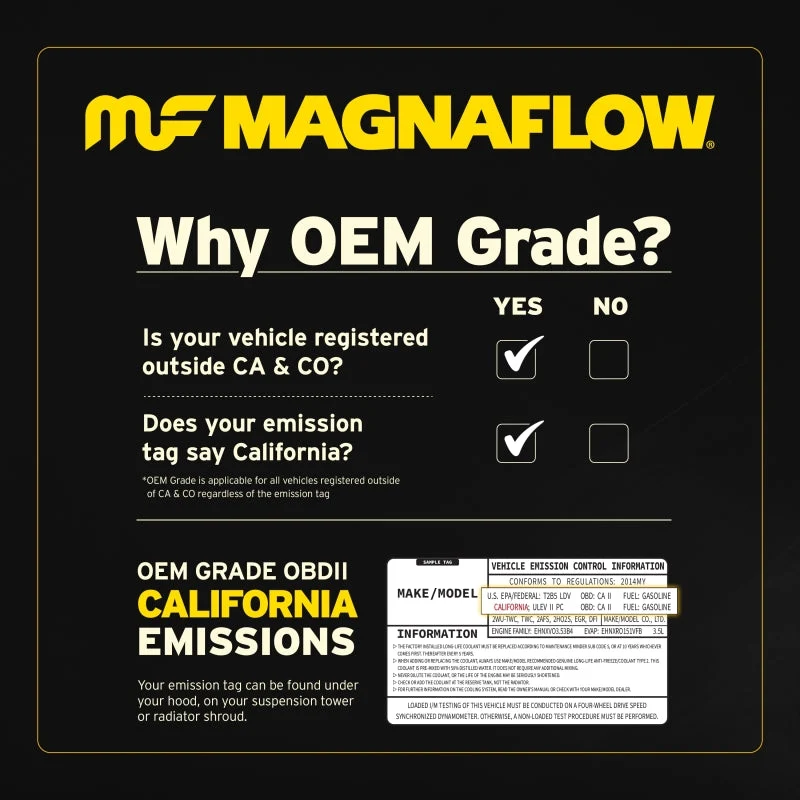 Magnaflow 22-23 Ford F-150 2.7L Right OEM Direct Fit Converter