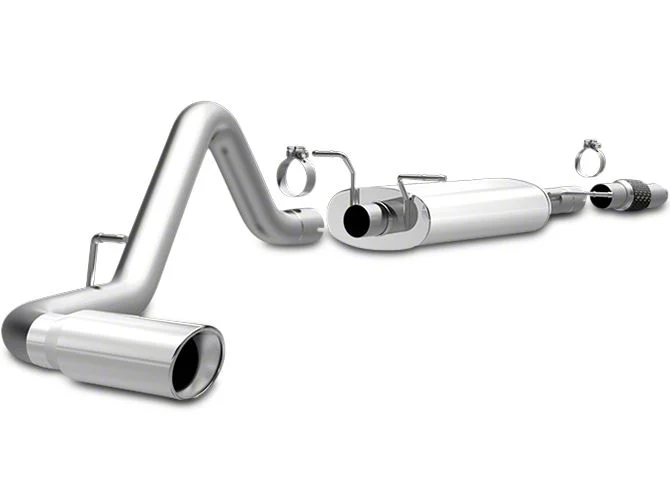 Magnaflow Street Series Single Exhaust System with Polished Tip; Side Exit (14-18 5.3L Sierra 1500)