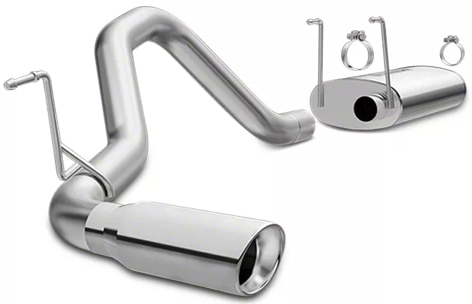 Magnaflow Street Series Single Exhaust System with Polished Tip; Side Exit (13-18 3.6L RAM 1500)