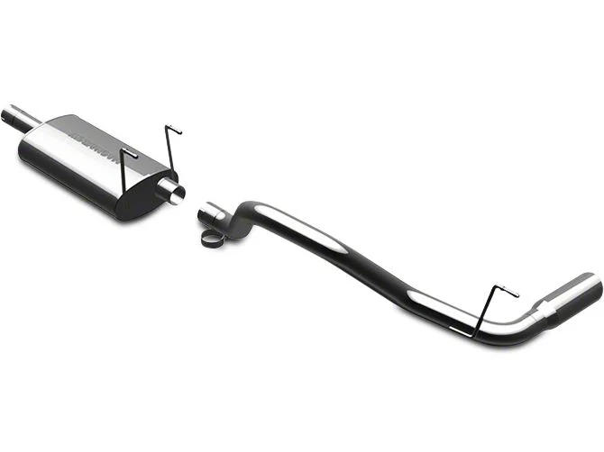 Magnaflow Street Series Single Exhaust System with Polished Tip; Side Exit (09-12 3.7L RAM 1500)