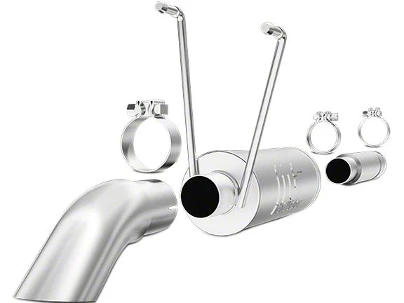 Magnaflow Off Road Pro Series Single Exhaust System; Turn Down (09-12 3.7L RAM 1500)