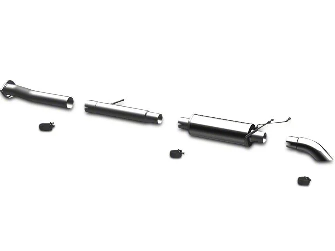 Magnaflow Off Road Pro Series Single Exhaust System; Turn Down (07-13 4.3L Sierra 1500)