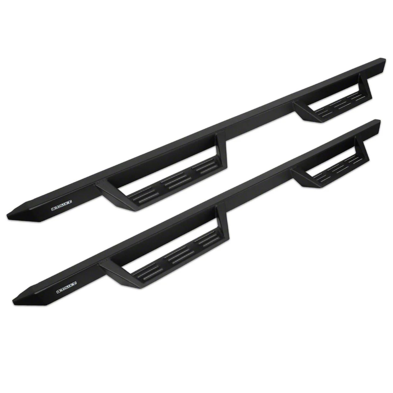 Magnum RT Steps & Bumpers RT Gen 2 Drop Side Step Bars; Black Textured (19-26 Ranger SuperCrew)