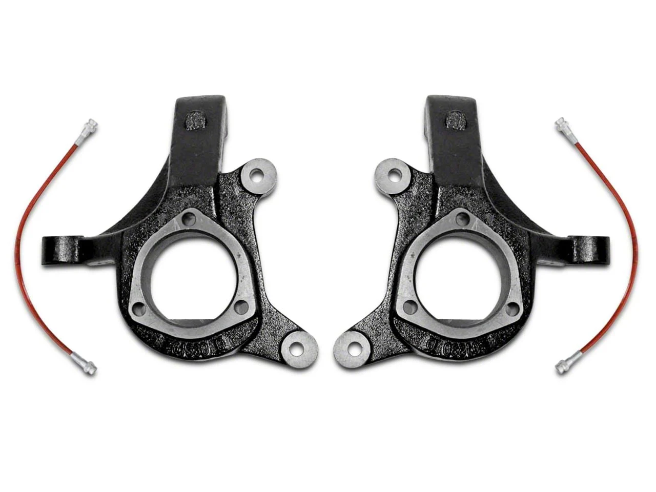 Max Trac 3-Inch Lift Spindles with Extended Brake Lines (07-15 2WD Sierra 1500 w/ Stock Cast Steel Control Arms, Excluding 14-15 Denali)