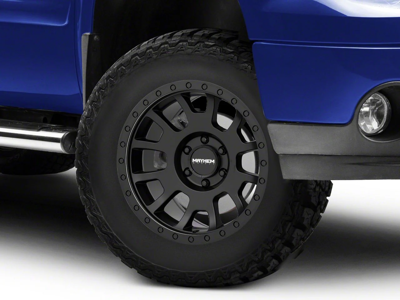 Mayhem Wheels Scout Matte Black 6-Lug Wheel; 17x8.5; -5mm Offset (07-13 Sierra 1500)