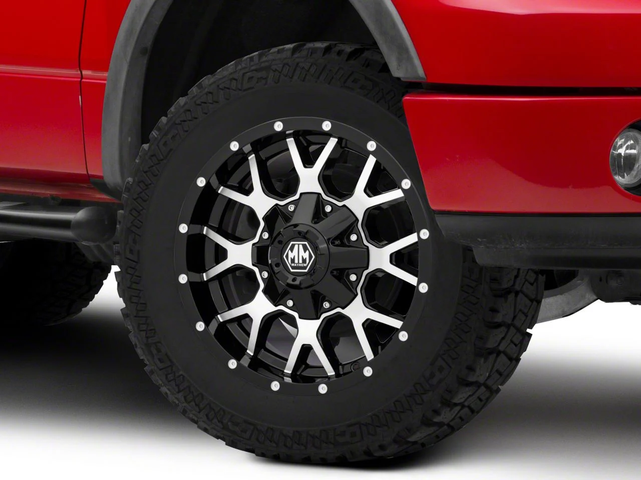 Mayhem Wheels Warrior Black Machined 6-Lug Wheel; 20x10; -25mm Offset (04-08 F-150)