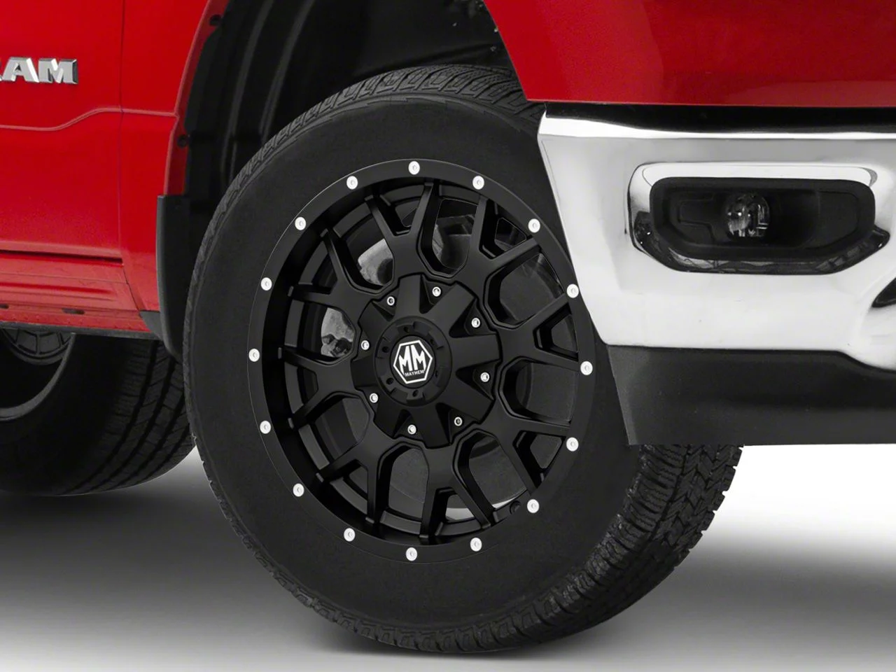 Mayhem Wheels Warrior Matte Black 6-Lug Wheel; 20x10; -25mm Offset (19-26 RAM 1500)