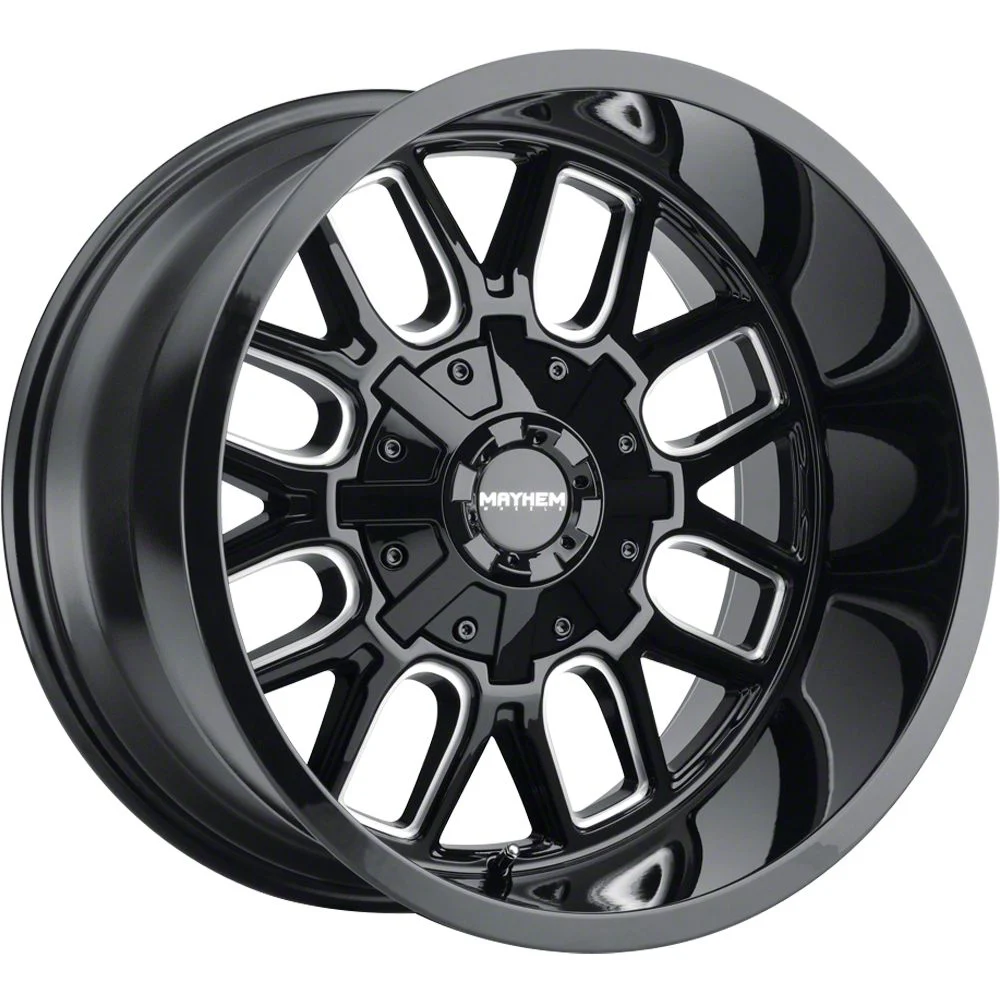 Mayhem Wheels Cogent Gloss Black Milled 6-Lug Wheel; 20x9; 18mm Offset (19-23 Ranger)