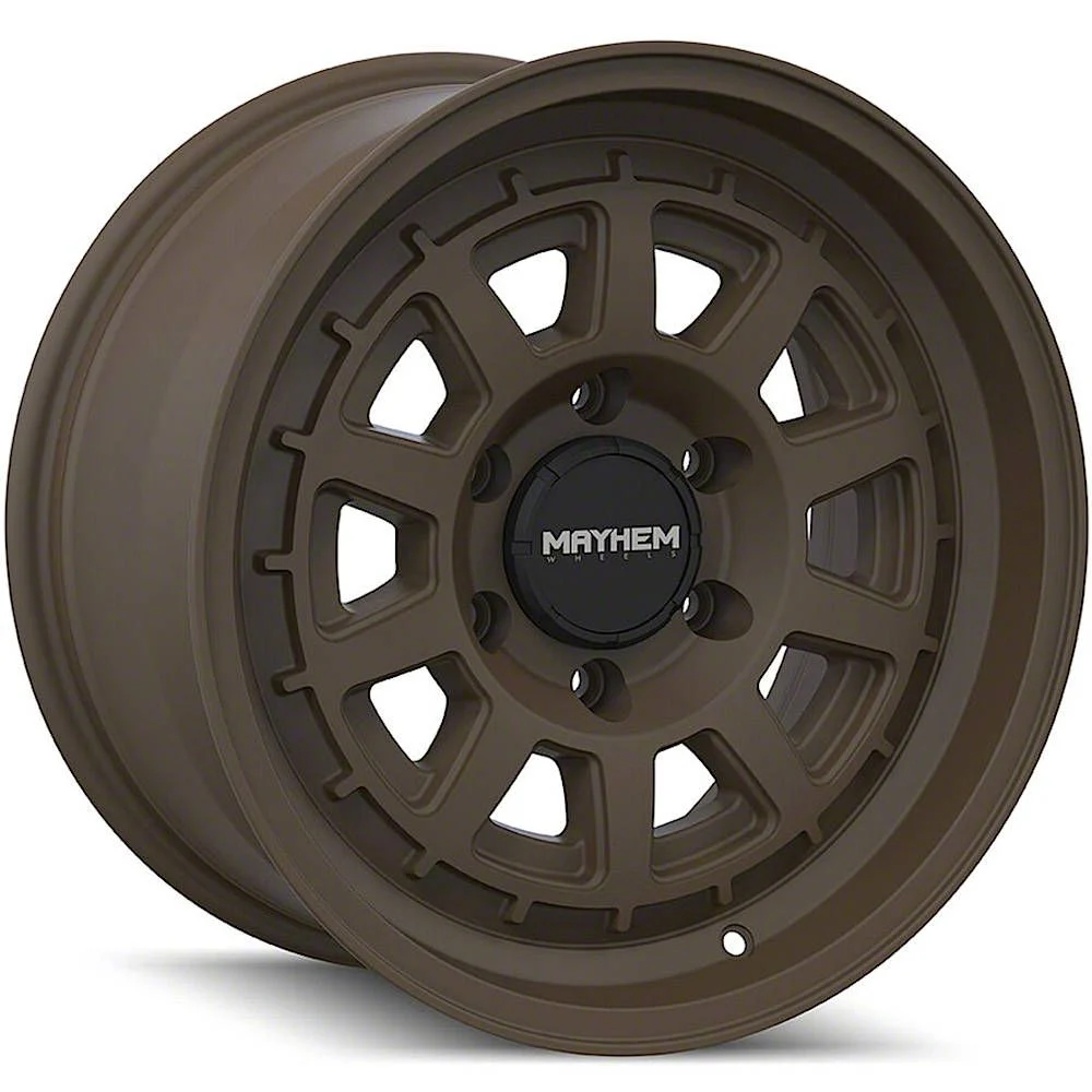 Mayhem Wheels Voyager Dark Bronze 6-Lug Wheel; 17x8.5; 0mm Offset (19-23 Ranger)