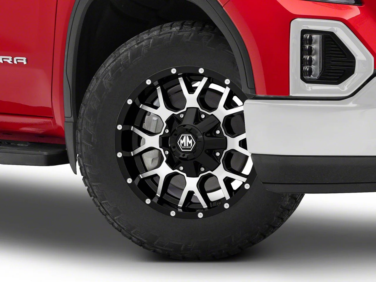 Mayhem Wheels Warrior Black Machined 6-Lug Wheel; 20x10; -25mm Offset (19-26 Sierra 1500)